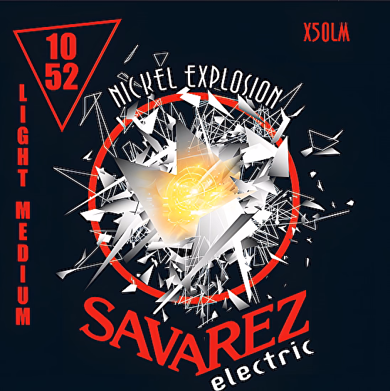 Struny na elektrickú gitaru Med.-Light .010-.052 X50LM Savarez