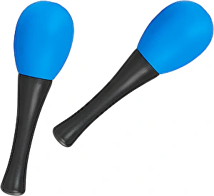 Perkusie - Mini Maracas modré Club Salsa Gewa
