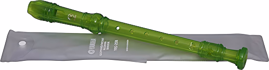 Zobcová sopránová flauta YRS 20BG Transparentná-Zelená Yamaha