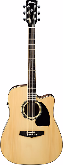 Elektro-akustická gitara PF15ECE Natural High Gloss Ibanez
