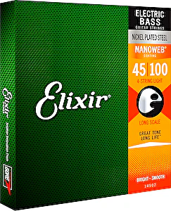 Struny na elektrickú basgitaru 045-100 14052 Bass Nanoweb Elixír
