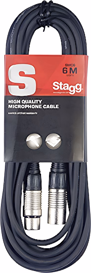 Mikrofónový kábel SMC10 XLR/XLR 10m Stagg