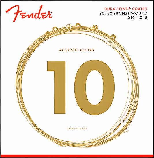 Struny na akustickú gitaru 10-48 880XL bronze Fender