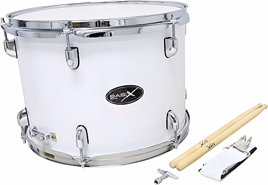 Pochodový bubon 14x10" Marching Basix biely Gewa