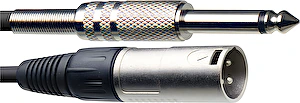 Mikrofónový kábel SAC10PXM DLl XLR samec/JACK 10m Stagg