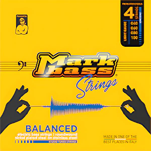 Struny na basgitaru Balanced NS 4 040-100 light Markbass
