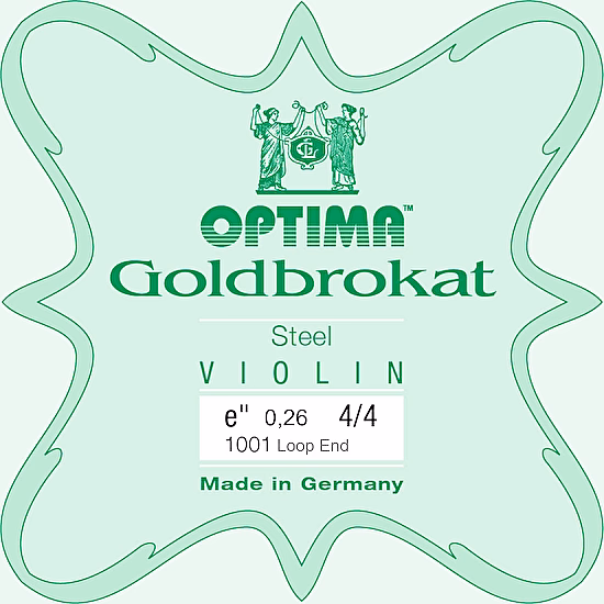 Struna na husle e" 0,26mm Goldbrokat 4/4 Optima