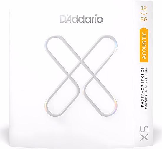 Struny na akustickú gitaru XSAPB 12-56 Phosphor Bronze D´addario