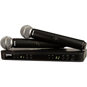 Duálny bezdrôtový set BLX288E/SM58-H8E Shure