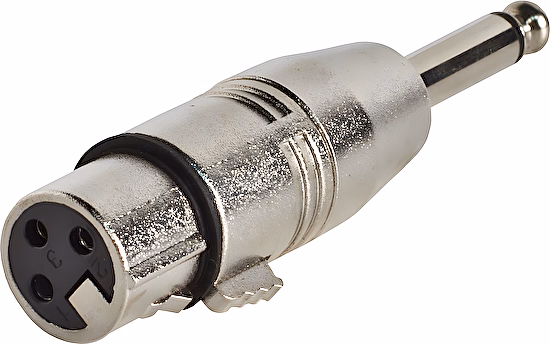 Redukcia AC-A-XF3/J6M XLR3POL F/6,3 Jack mono Adj