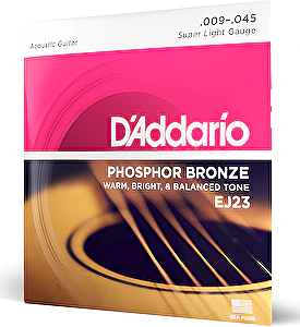 Struny na akustickú gitaru 9-45 Phosphor Bronze EJ23 D´Addario