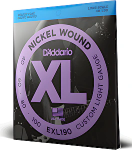 Struny na elektrickú basgitaru 40-100 EXL190 D´Addario