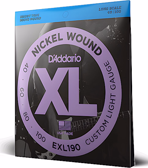 Struny na elektrickú basgitaru 40-100 EXL190 D´addario