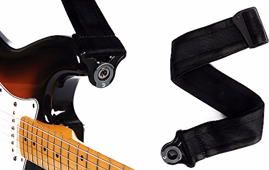 Pás na gitaru 50mm AUTO LOCK Black D´addario