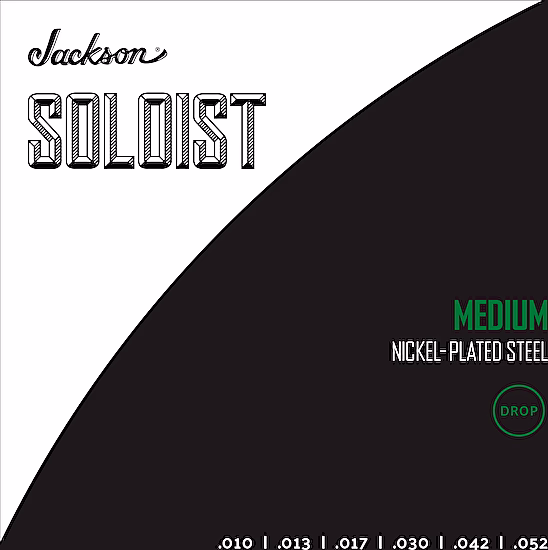 Struny na elekrickú gitarul Soloist Strings Medium DROP 10-52 Jackson