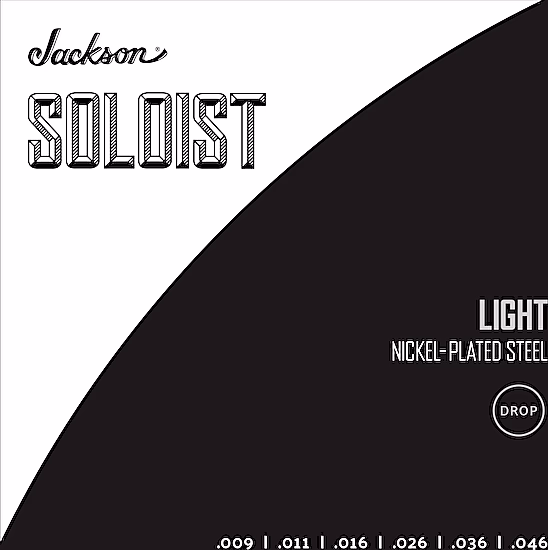Struny na elekrickú gitarul Soloist Strings Light DROP 9-46 Jackson