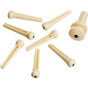 Kolíky do kobylky PWPS12 plastové biele D´Addario