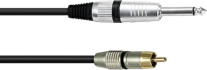 Audio kábel 6,3jack/1xRCA 0,9m Omnitronic