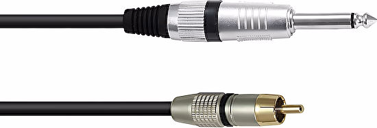 Audio kábel 6,3jack/1xRCA 0,9m Omnitronic