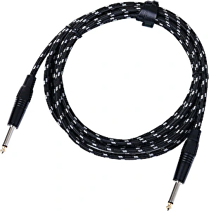 Nástrojový kábel INST-3T textil jack 6,3/jack 6,3 mono 3m Pronomic