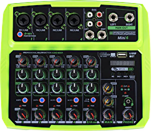 Analógový mixpult Mini6 USB Pronomic