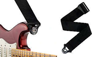 Pás na gitaru 50mm AUTO LOCK Polypro čierny D´Addario