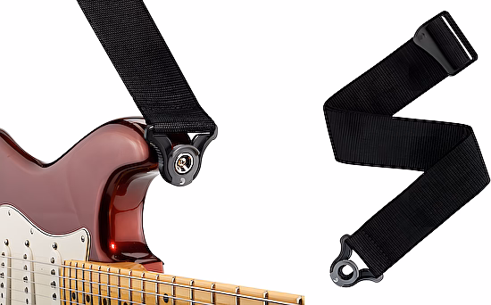 Pás na gitaru 50mm AUTO LOCK Polypro čierny D´addario