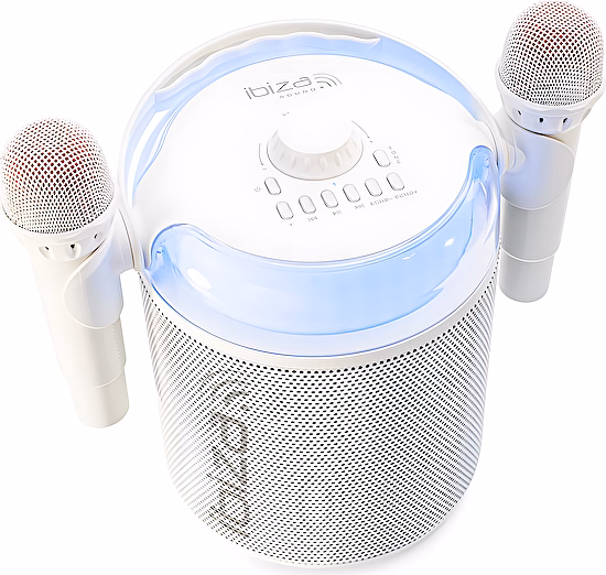 Bezdrôtový karaoke systém KARAHOME-WH biela Ibiza