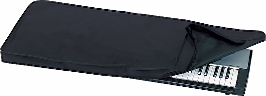 Čierna protiprachová prikrývka na klávesy 133x40x6cm Gewa