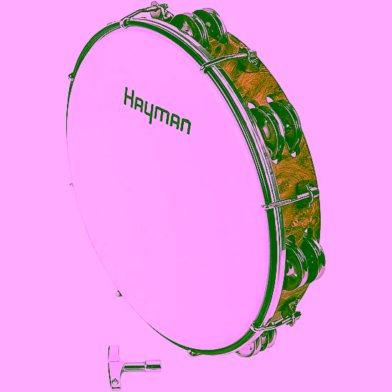 Laditeľná tamburína s blanou 10" MT6-102-NE Hayman