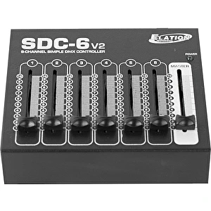 Ovládač DMX SDC-6 FADERDESK V2 black ADJ