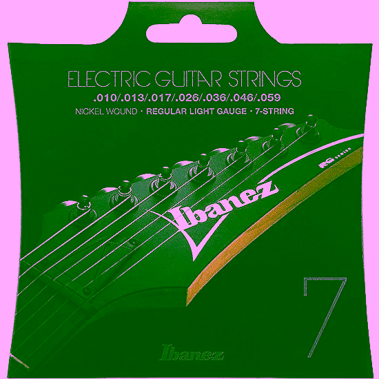 Struny na elektrickú gitaru 10-59 IEGS7 7string Ibanez