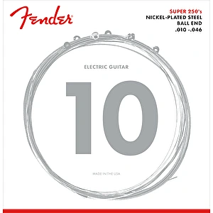 Struny na elektrickú gitaru 10-46 250 R Ball End, Nickel Fender