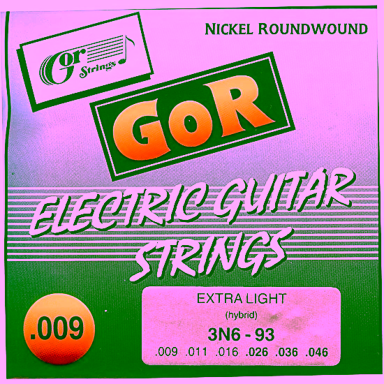 Struny na elektrickú gitaru 009-46 3N6-93 Gorstring