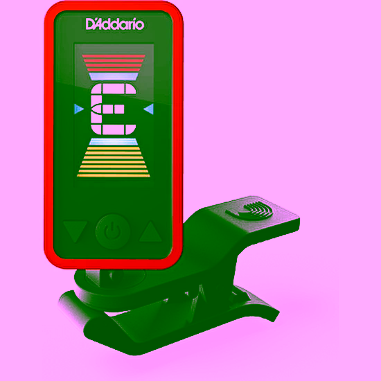 Ladička Eclipse Headstock Red D´addario
