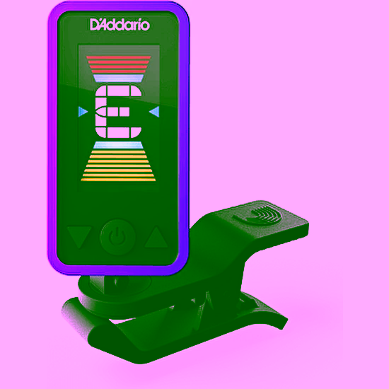 Ladička Eclipse Headstock Purple D´addario