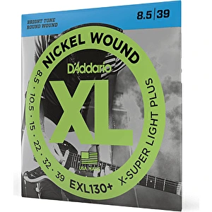 Struny na elektrickú gitaru 8,5-39 niklové, séria XL D´Addario