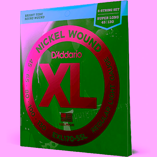 Struny na 5-str. elektrickú basgitaru 45-130 EXL170-5SL D´addario
