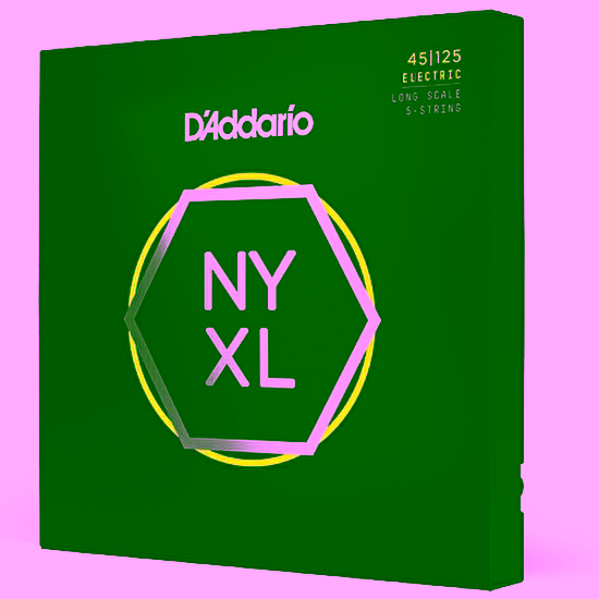Struny pre 5-str. elektrickú basgitaru NYXL 45-125 Daddario