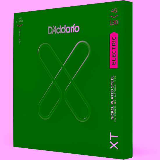 Struny na elektrickú 5- str. basgitaru XTB 45-130 Nickel Coated D´addario