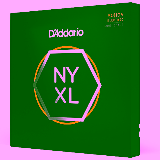 Struny pre elektrickú basgitaru NYXL 50-105 Daddario