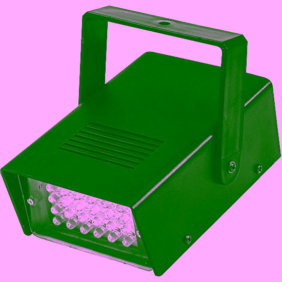 Svetelný efekt Stroboskop LED Disco white Eurolite