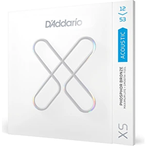 Struny na akustickú gitaru XSAPB 12-53 Phosphor Bronze D´Addario