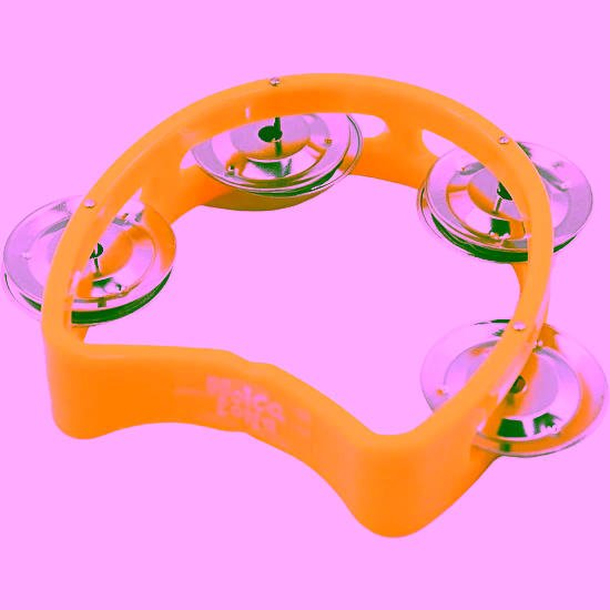 Tamburína mini D001-2 10cm Yellow Nicetone
