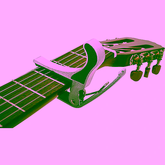 Kapodaster Capo Classical Silver Razzor