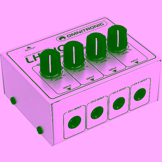 Mini mixážny pult 4-kanálový LH-010 Omnitronic