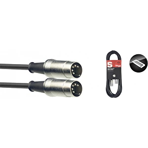 MIDI kabel, DIN zástrčka/DIN zástrčka, 10m Stagg