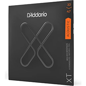 Struny na akustickú gitaru XTABR 10-47 Bronze D´Addario