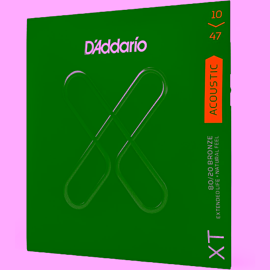 Struny na akustickú gitaru XTABR 10-47 Bronze D´addario