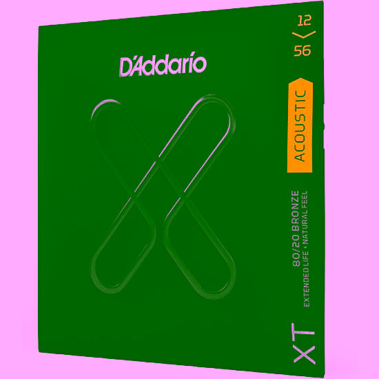 Struny na akustickú gitaru XTABR 12-56 Bronze D´addario